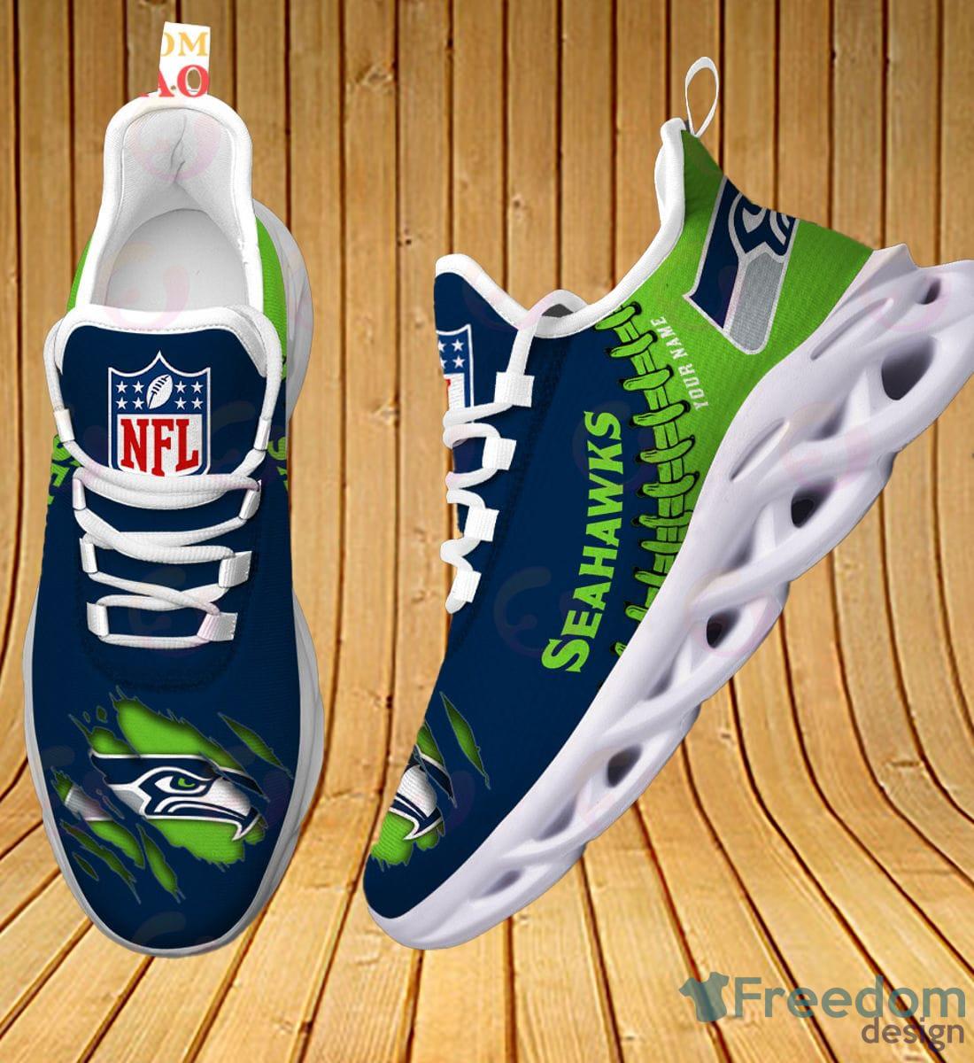 NFL Max Soul Shoes Seattle Seahawks Men And Women For Fans - Freedomdesign