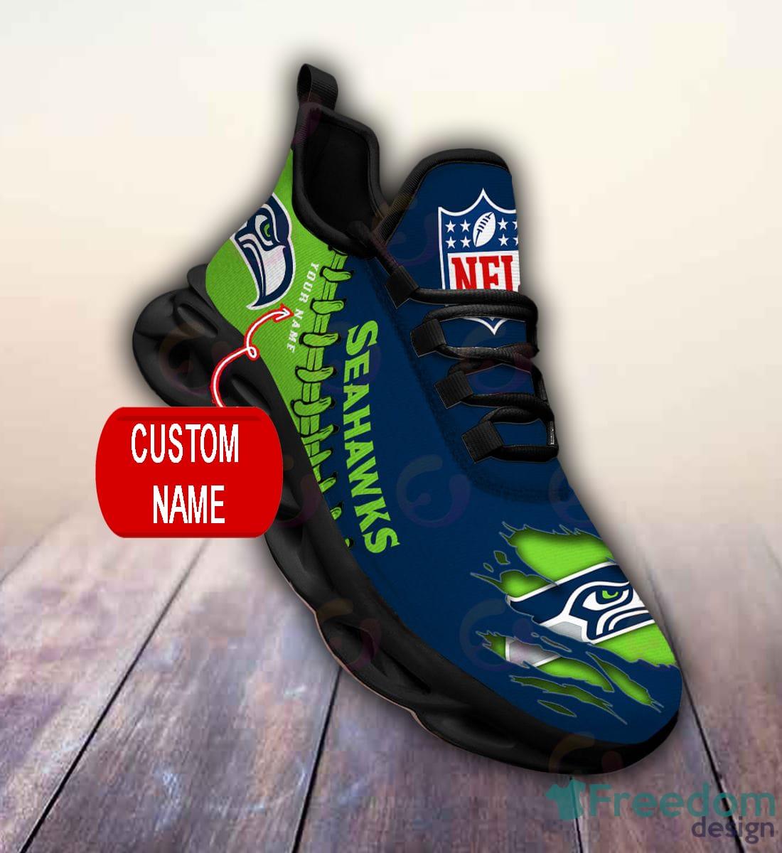 Personalized NFL Seattle Seahawks team logo custom name and number shirt,  hoodie, sweater, long sleeve and tank top