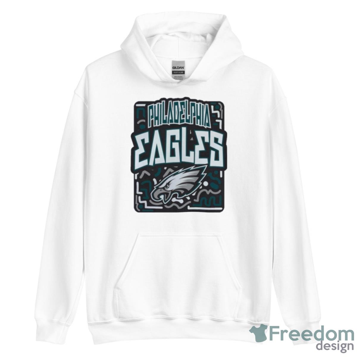 NFL Team Apparel Youth Philadelphia Eagles Tribe Vibe White T-Shirt