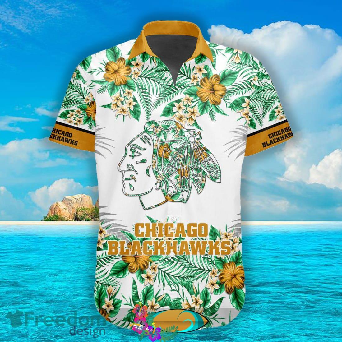 Chicago Blackhawks NHL Custom Name Hawaiian Shirt For Men Women Gift For  Fan - Freedomdesign