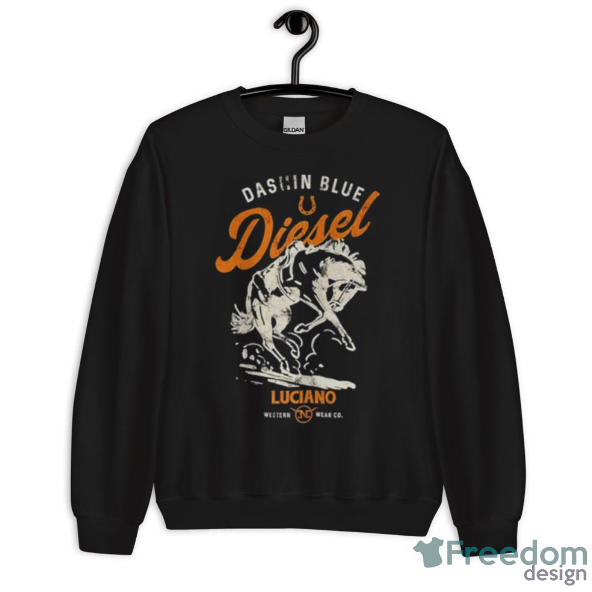 Nick Luciano Dashing Blue Diesel Shirt - Unisex Crewneck Sweatshirt