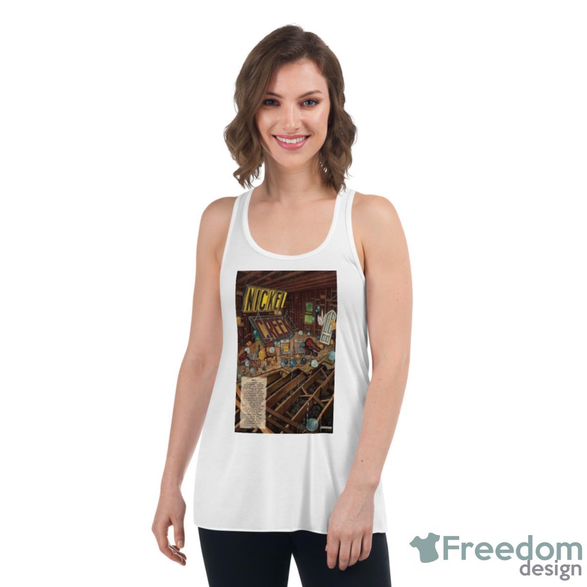 Nickel Creek Tour 2023 Shirt - Womens Flowy Racerback Tank Nickel Creek Tour 2023 Shirt - Womens Flowy Racerback Tank