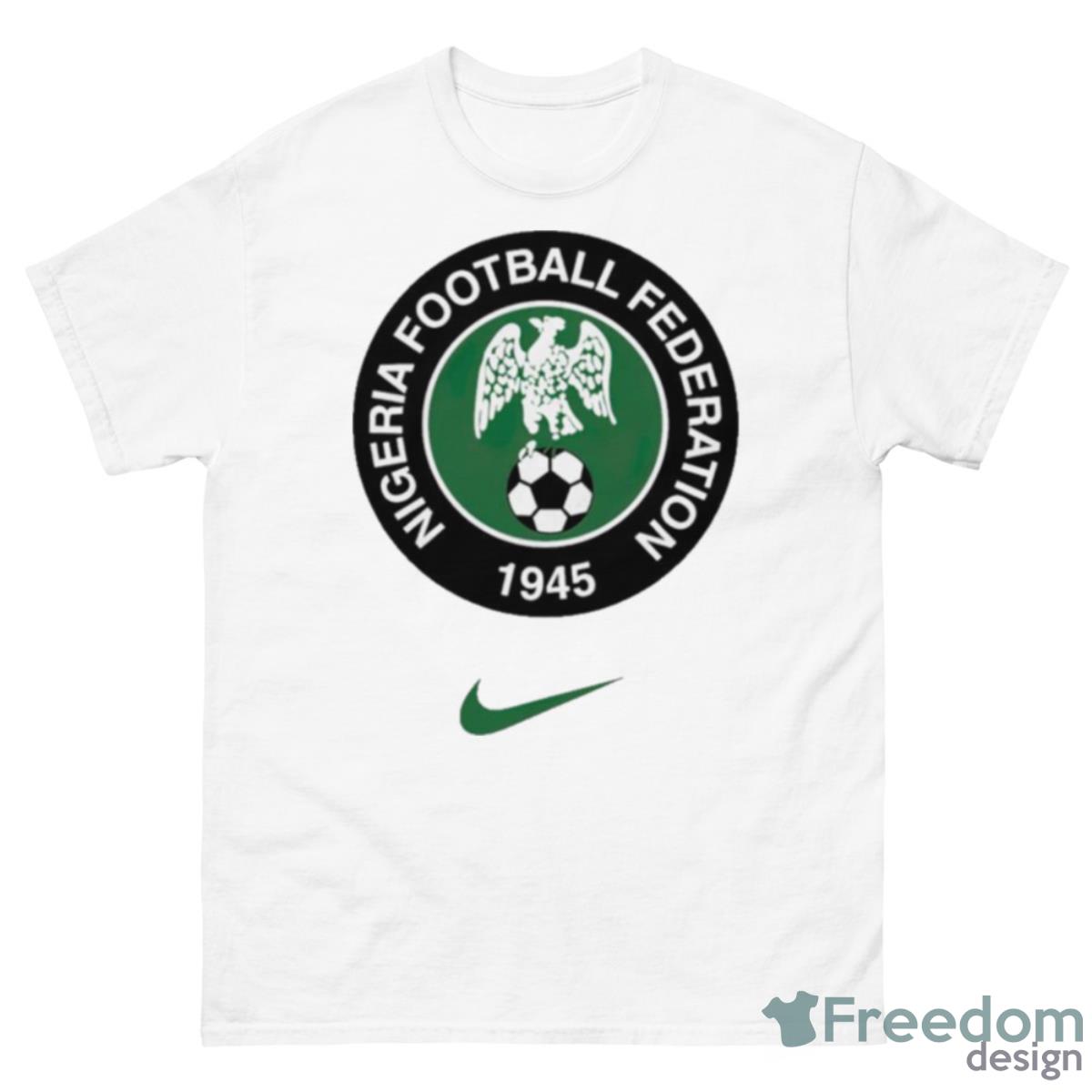 Nigeria Football Federation 1945 Crest Super Eagles Nike Shirt - 500 Men’s Classic Tee Gildan