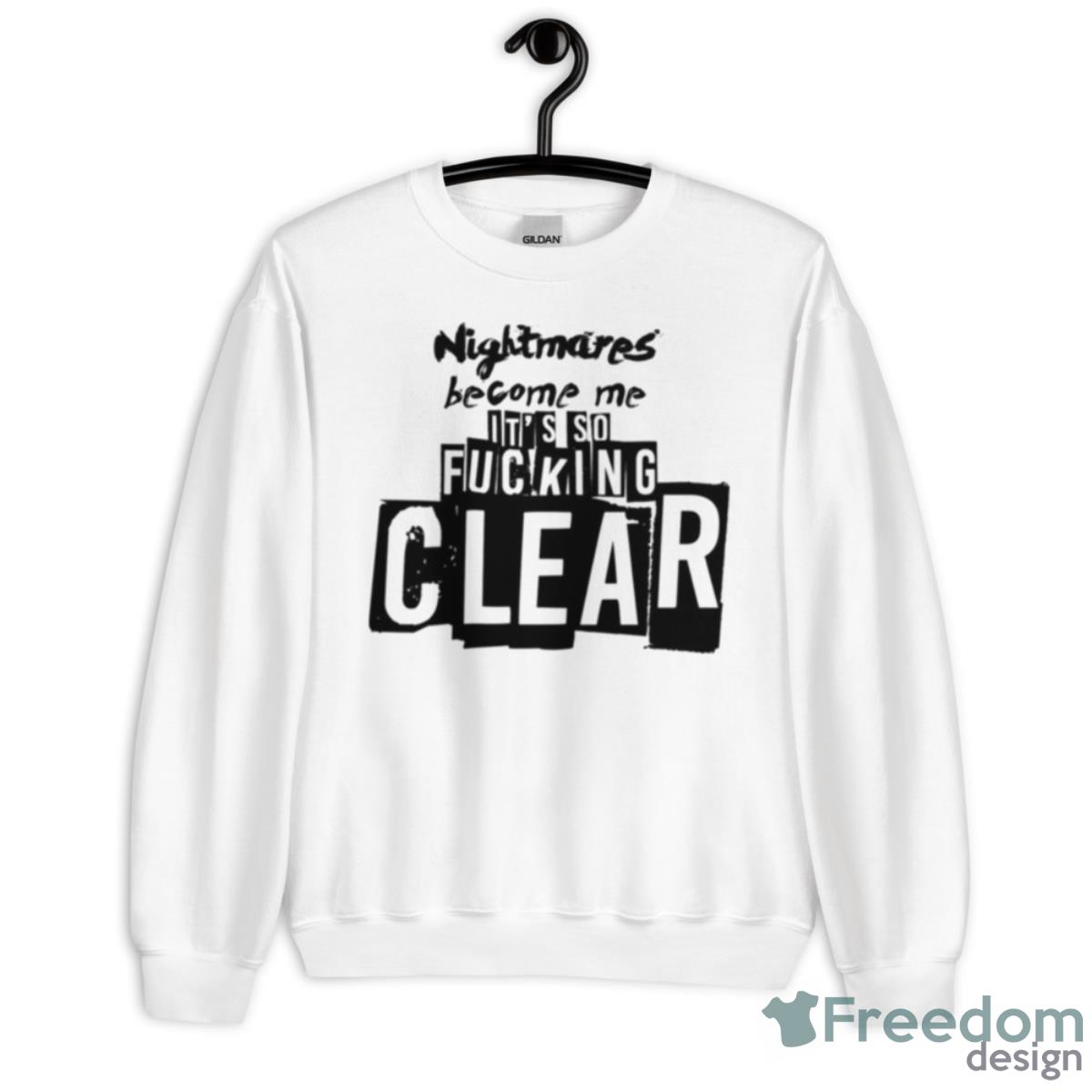 Nightmares Become Me Shirt - Unisex Heavy Blend Crewneck Sweatshirt
