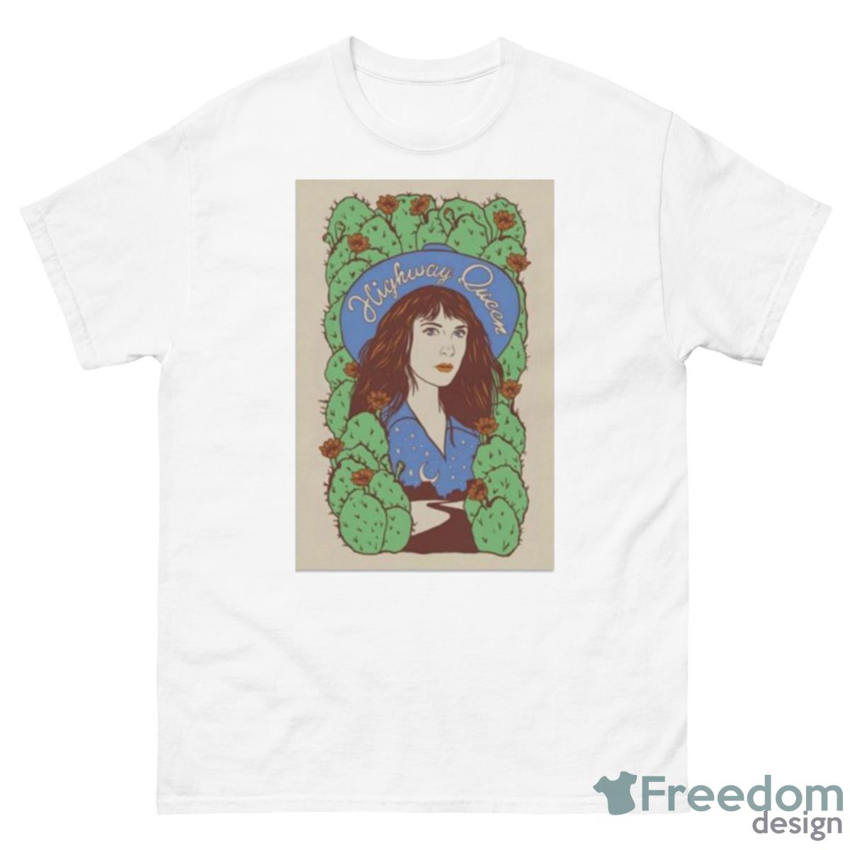 Nikki Lane Cactus Poster Shirt - 500 Men’s Classic Tee Gildan