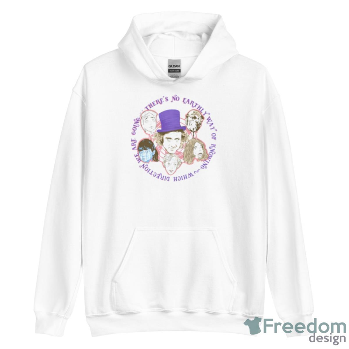 No Earthy Way Of Knowing Willy Wonka Shirt image No Earthy Way Of Knowing Willy Wonka Shirt - Unisex Heavy Blend Hooded Sweatshirt