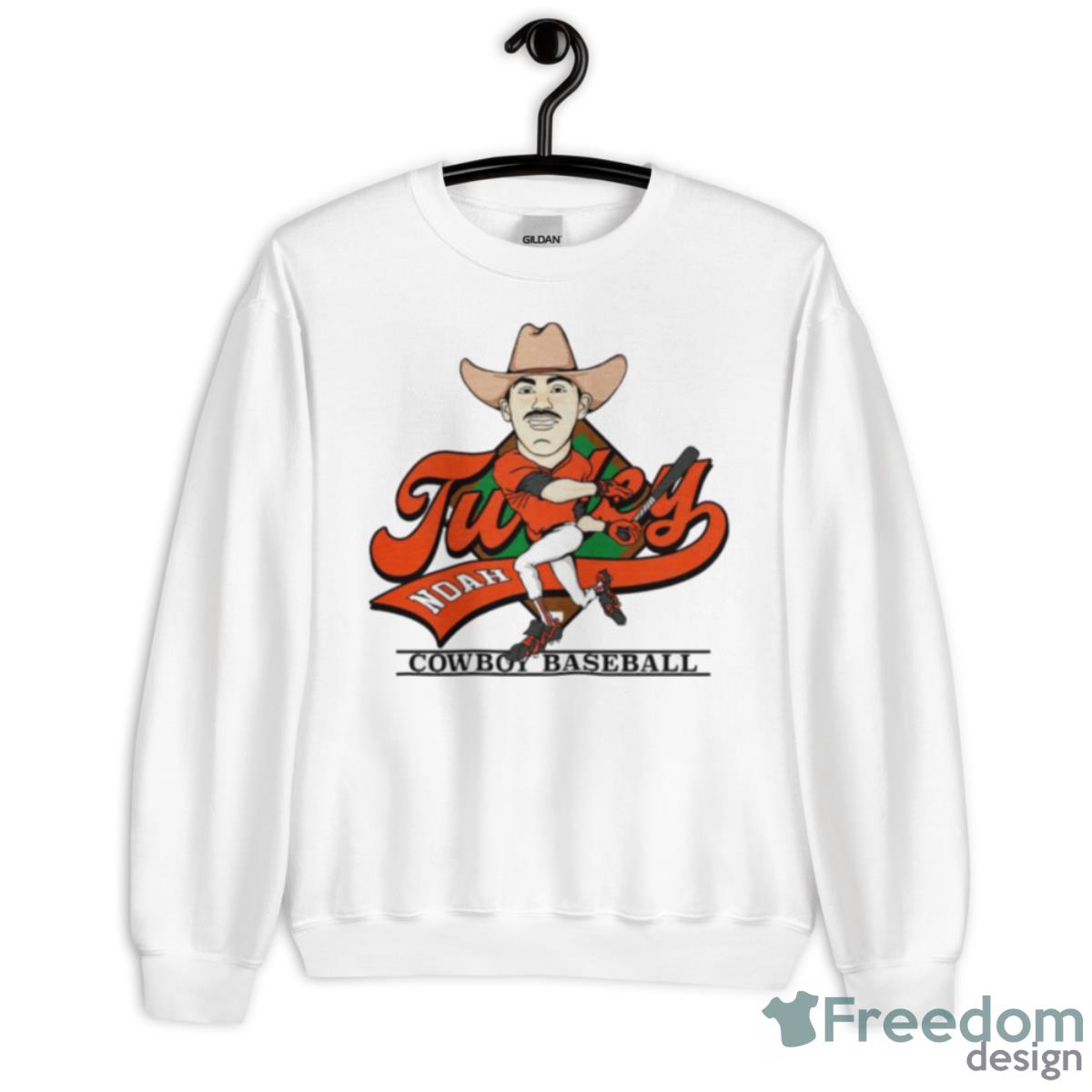 Noah Turley Cowboy Baseball Shirt - Unisex Heavy Blend Crewneck Sweatshirt