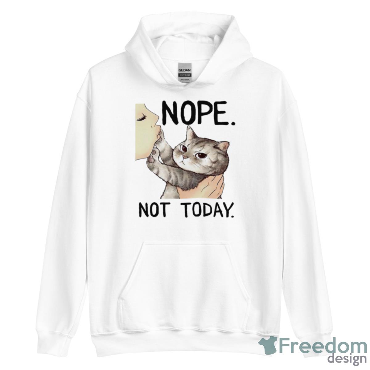 Nope Not Today CaShirt image Nope Not Today CaShirt - Unisex Heavy Blend Hooded Sweatshirt