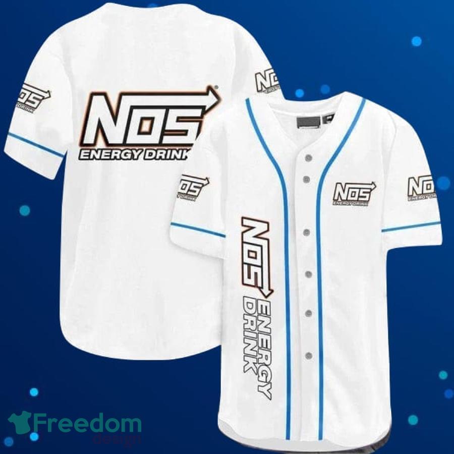 NOS Energy Drink Baseball Jersey For Men And Women Product Photo 1