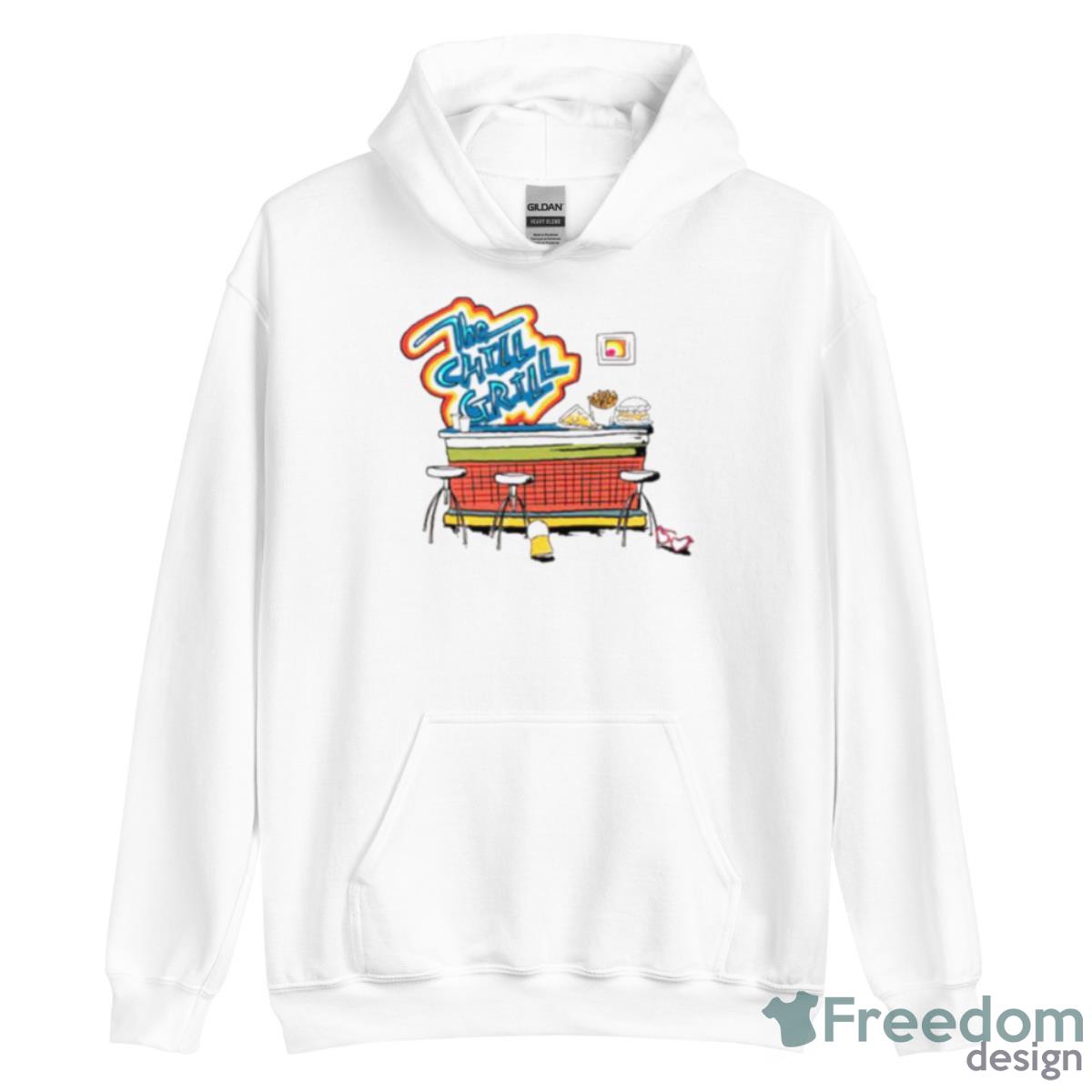 Nostalgia The Chill Grill Shirt - Unisex Heavy Blend Hooded Sweatshirt