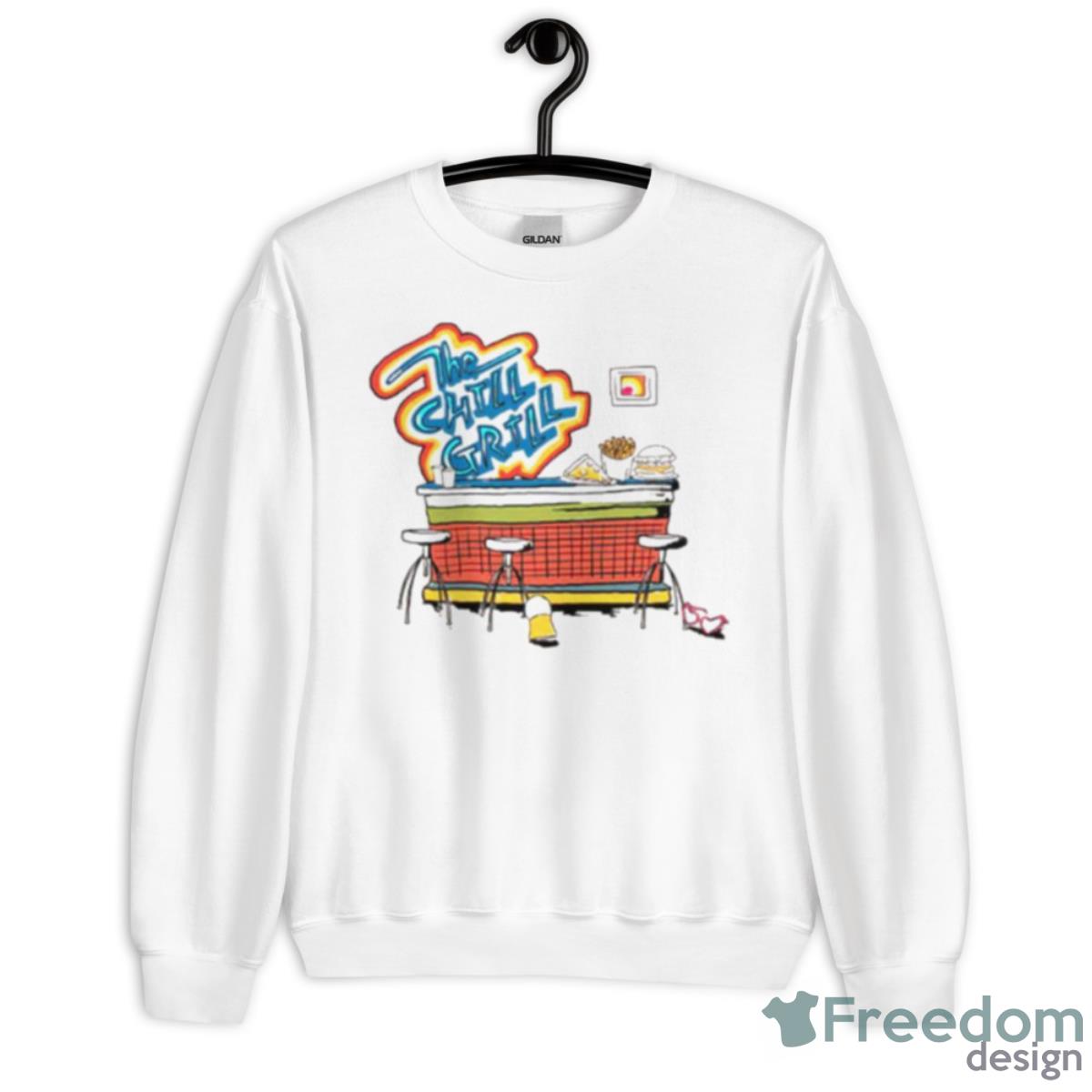 Nostalgia The Chill Grill Shirt - Unisex Heavy Blend Crewneck Sweatshirt