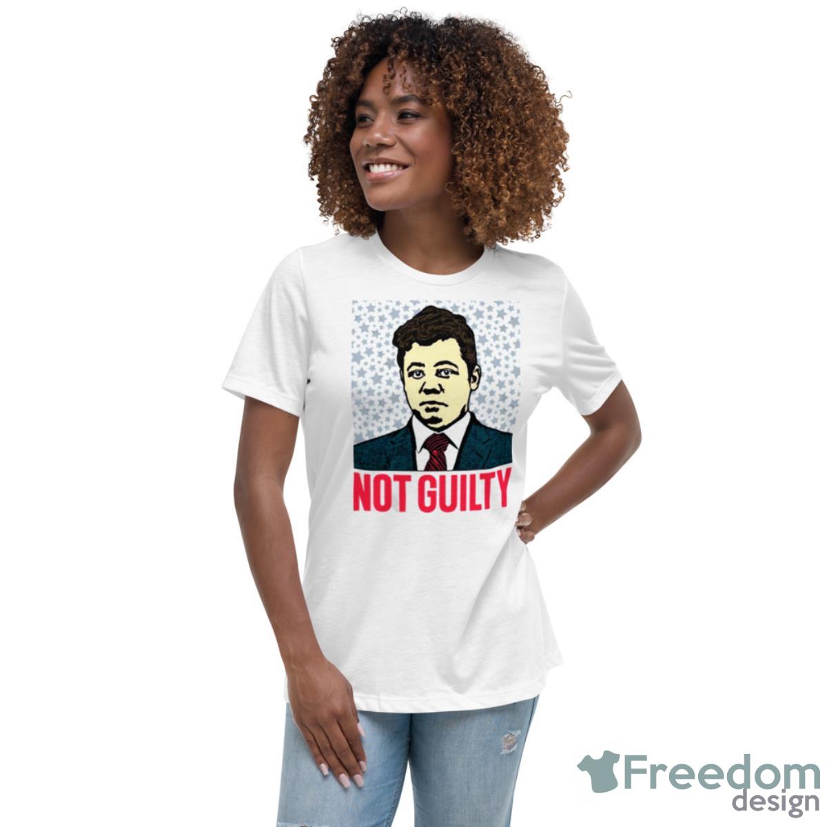 Not Guilty Kenosha Defendant Self Defense Shirt - Womens Relaxed Short Sleeve Jersey Tee Not Guilty Kenosha Defendant Self Defense Shirt - Womens Relaxed Short Sleeve Jersey Tee
