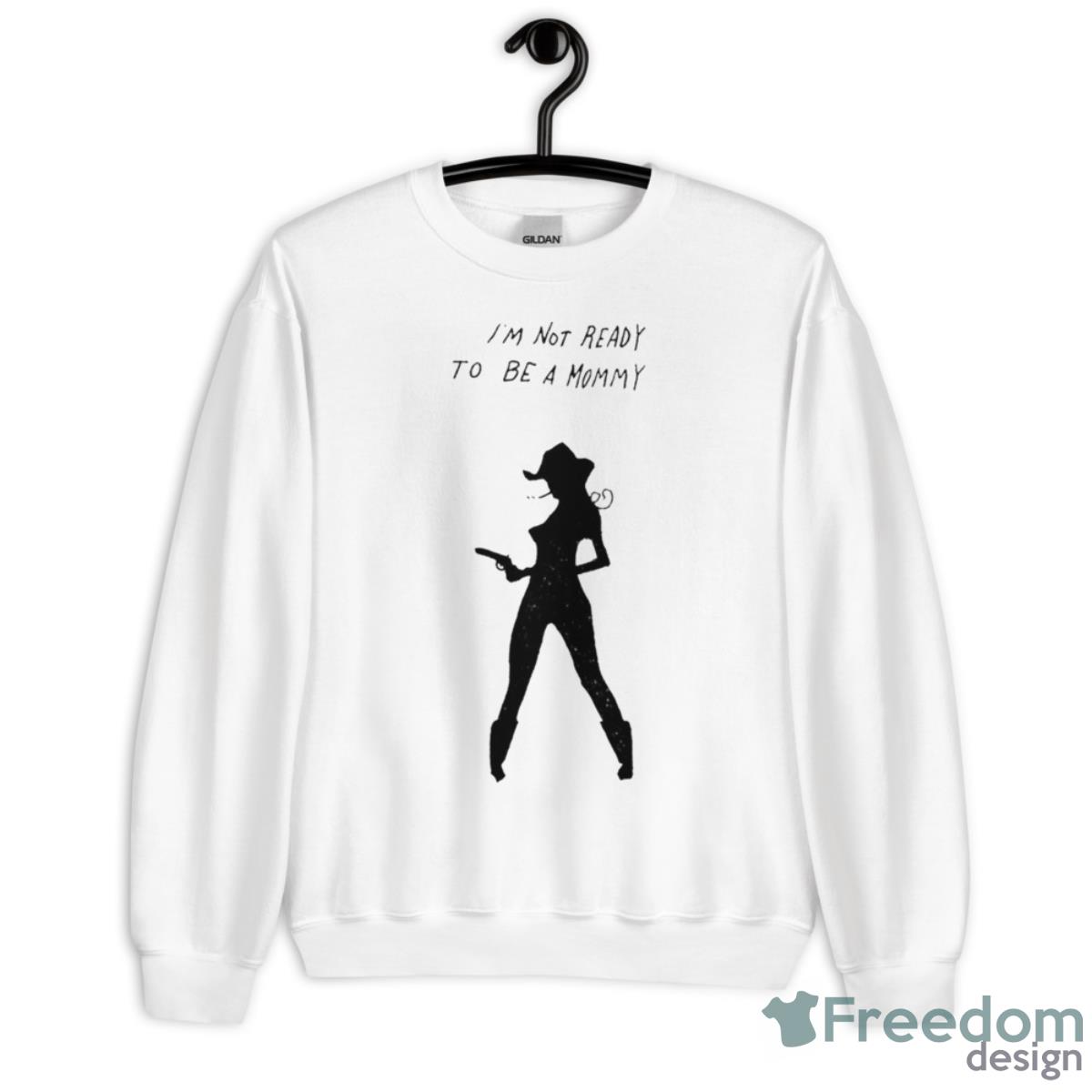 Not Ready To Be A Mommy Shirt - Unisex Heavy Blend Crewneck Sweatshirt