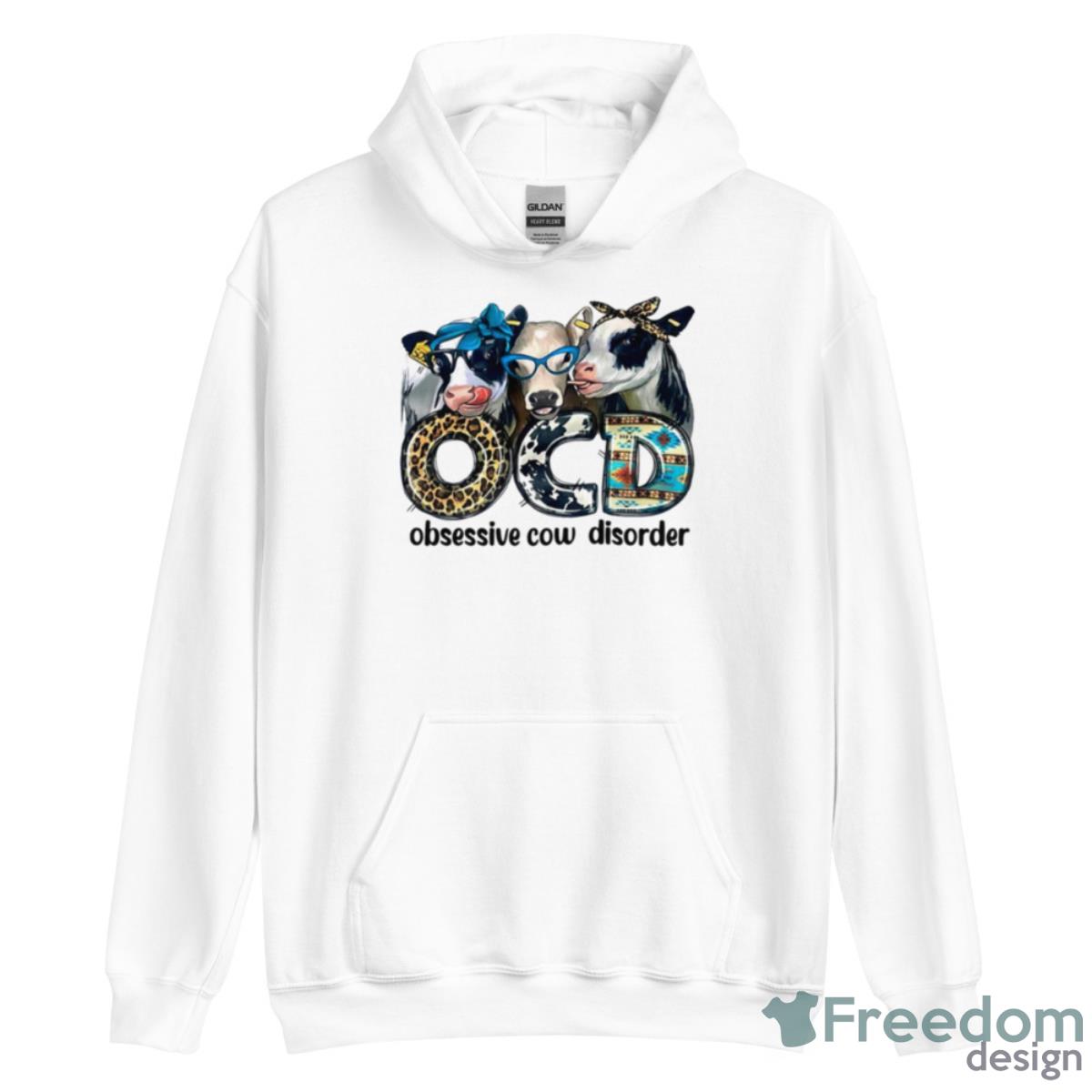 OCD Obsessive Cow Disorder Shirt - Unisex Heavy Blend Hooded Sweatshirt OCD Obsessive Cow Disorder Shirt - Unisex Heavy Blend Hooded Sweatshirt