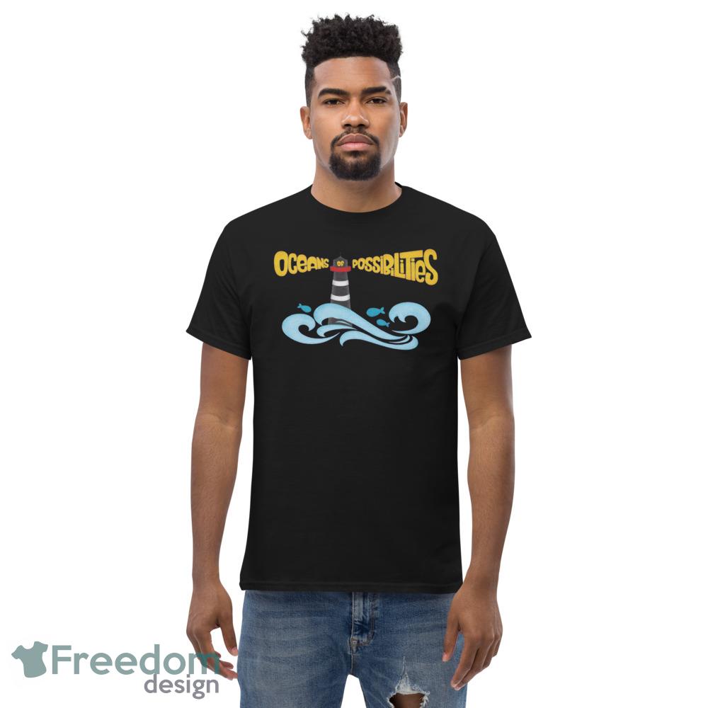 Oceans of Possibilities Summer Reading Youth Design Black T shirts - Lighthouse - Men’s Classic Tee Gildan 5000 Oceans of Possibilities Summer Reading Youth Design Black T shirts - Lighthouse - Men’s Classic Tee Gildan 5000