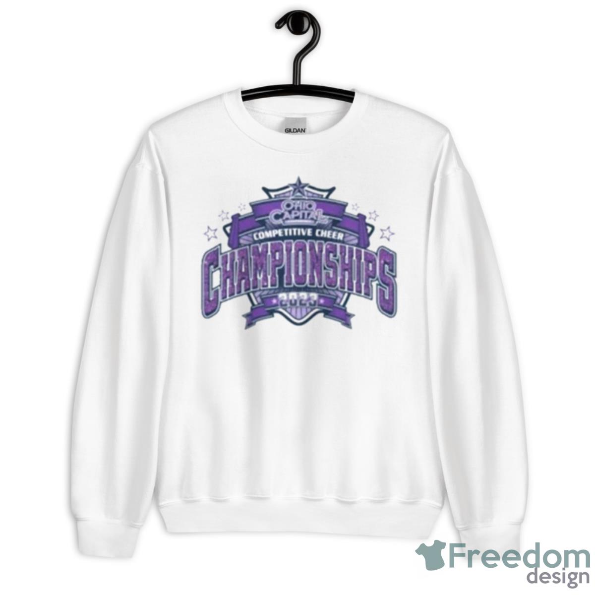 Ohio Capital Conference Shop 2023 Occ Competitive Cheer Championships Shirt - Unisex Heavy Blend Crewneck Sweatshirt