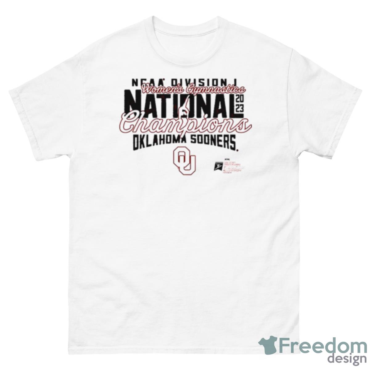 Oklahoma Sooners 2023 NCAA Women’s Gymnastics National Champions Shirt - 500 Men’s Classic Tee Gildan