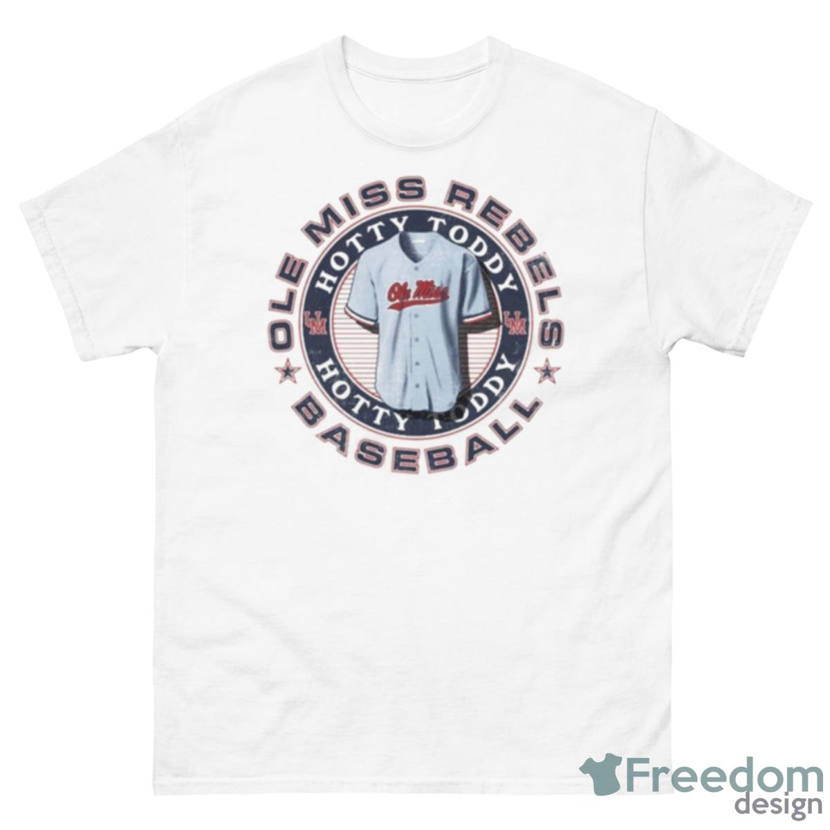 Ole Miss Rebels Baseball Jersey Hotty Toddy Shirt - 500 Men’s Classic Tee Gildan