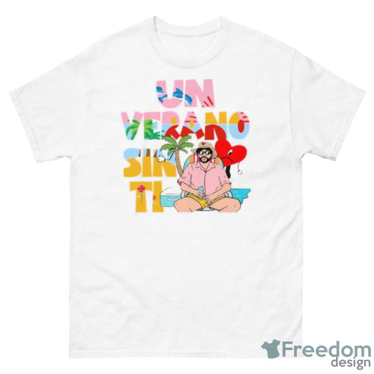 On The Beach Bad Bunny World’s Hottest Tour Fanart Shirt - 500 Men’s Classic Tee Gildan