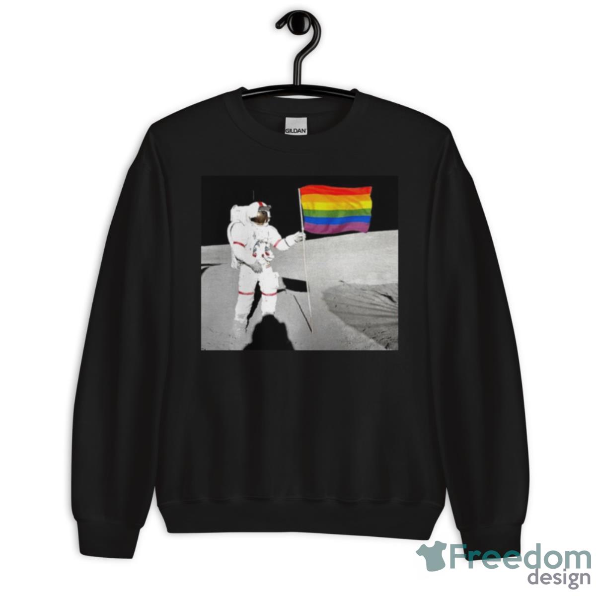 One Giant Leap LGBT Shirt - Unisex Crewneck Sweatshirt