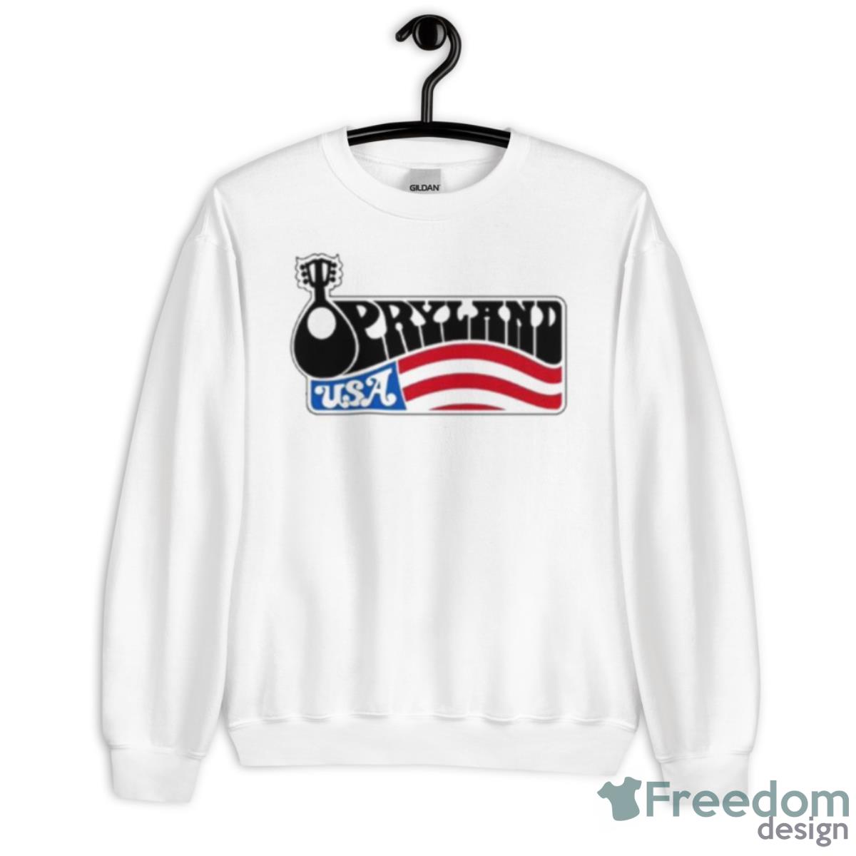 Opryland USA Flag Shirt - Unisex Heavy Blend Crewneck Sweatshirt