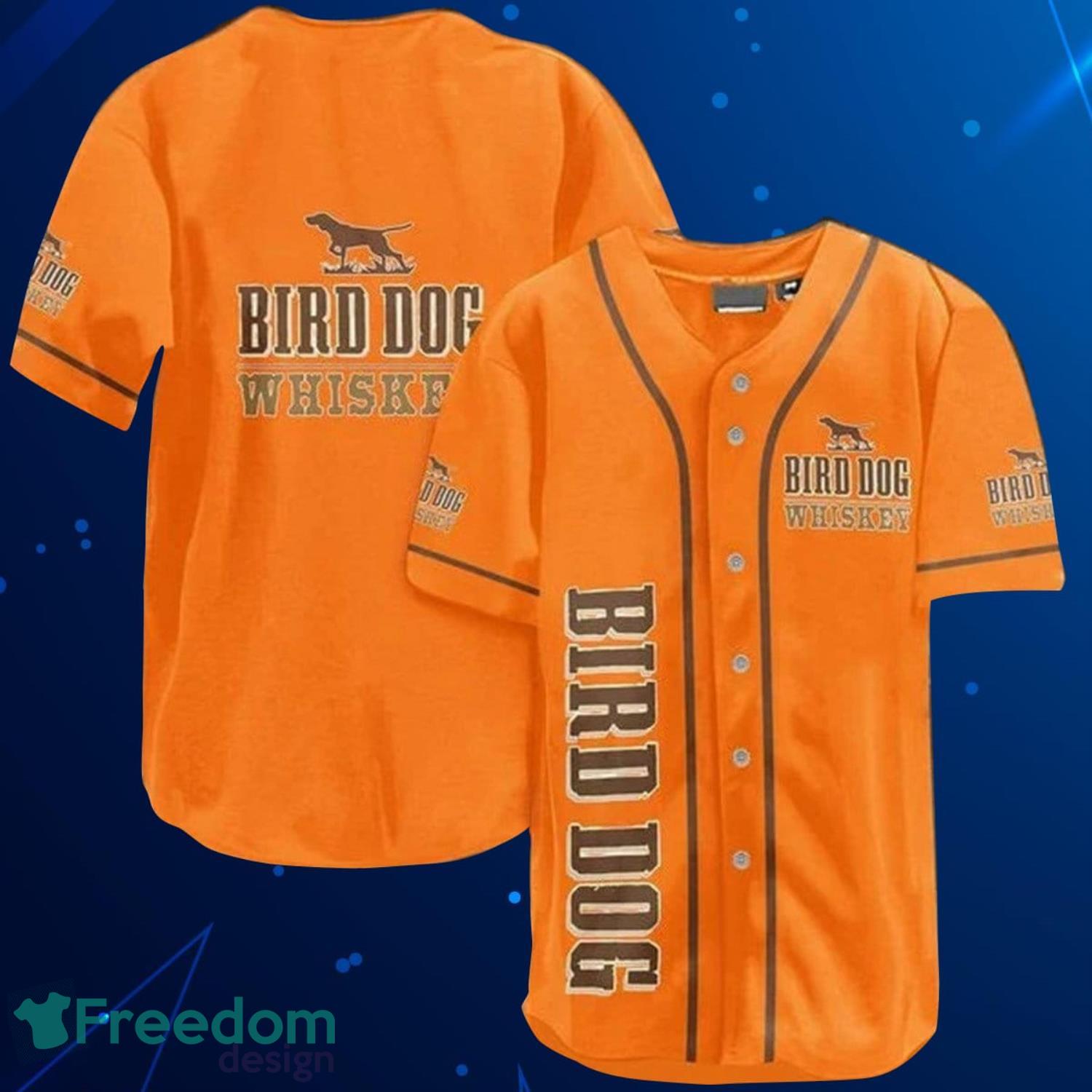 Orange Bird Dog Baseball Jersey Shirt Product Photo 1