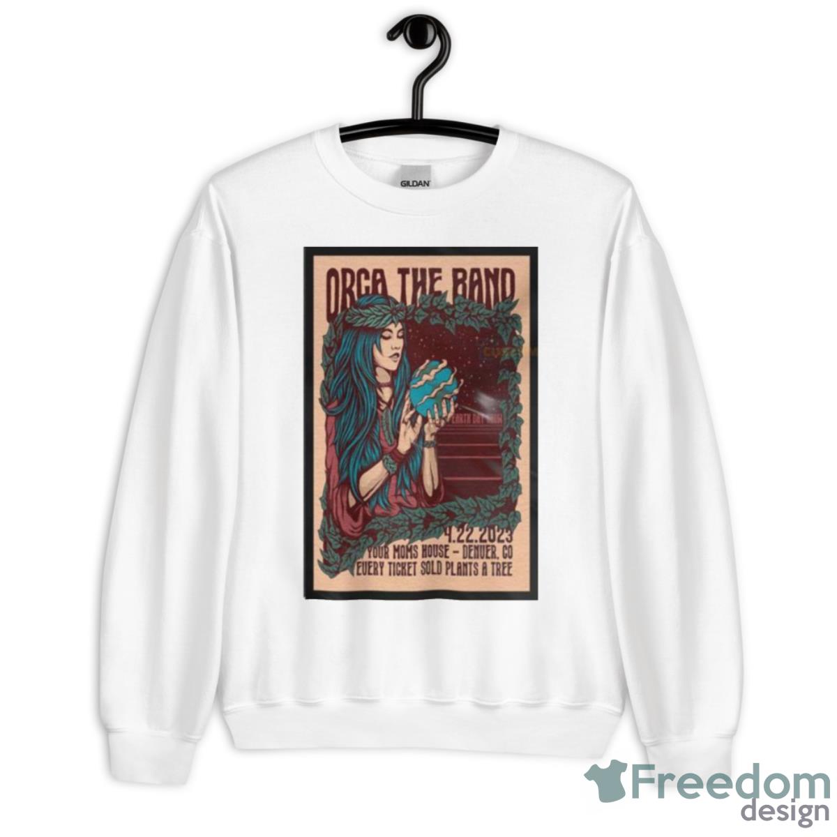 Orca The Band Denver April 22 2023 Your Moms House Denver Colorado Poster Shirt - Unisex Heavy Blend Crewneck Sweatshirt