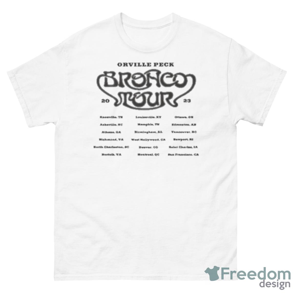 Orville Peck Gold Bronco Tour Shirt - 500 Men’s Classic Tee Gildan Orville Peck Gold Bronco Tour Shirt - 500 Men’s Classic Tee Gildan