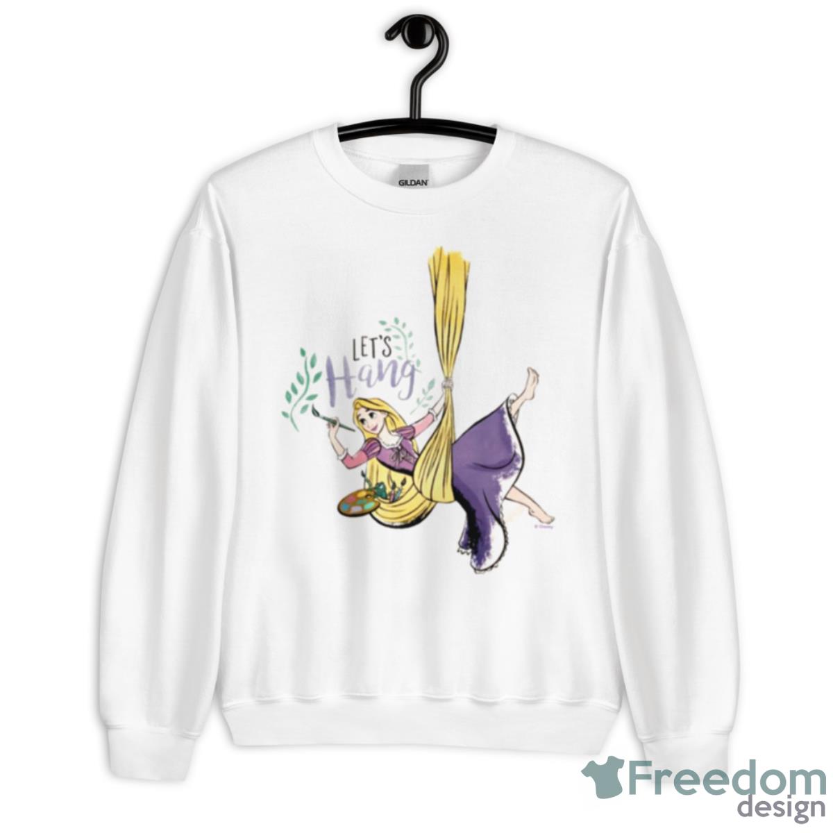 Painting Let’s Hang Rapunzel Shirt - Unisex Heavy Blend Crewneck Sweatshirt