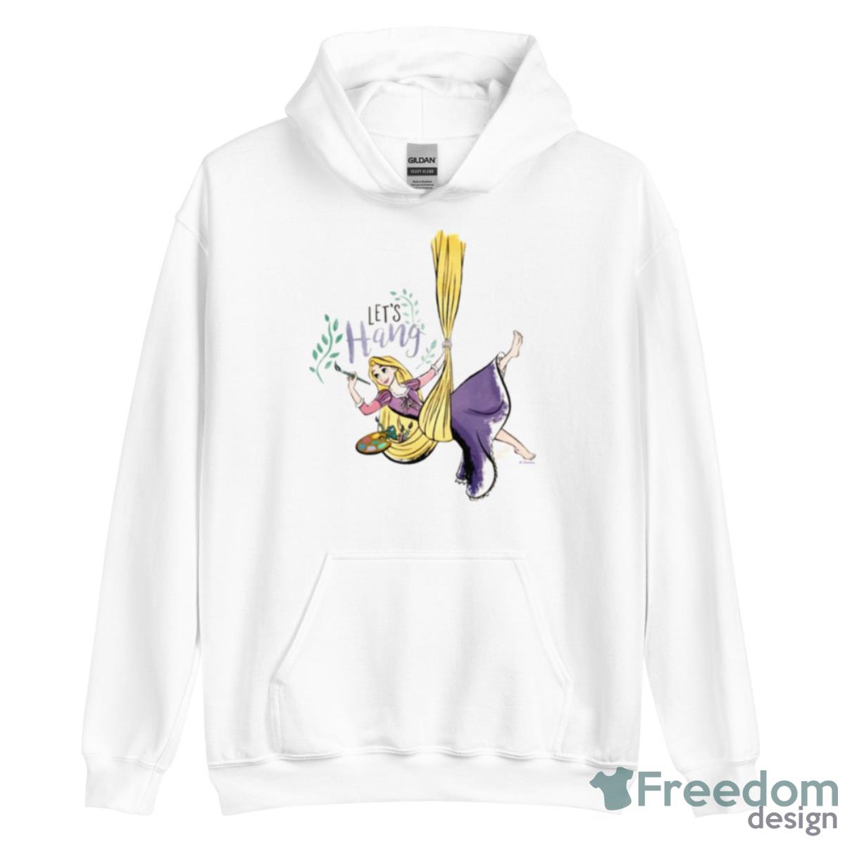 Painting Let’s Hang Rapunzel Shirt image Painting Let’s Hang Rapunzel Shirt - Unisex Heavy Blend Hooded Sweatshirt