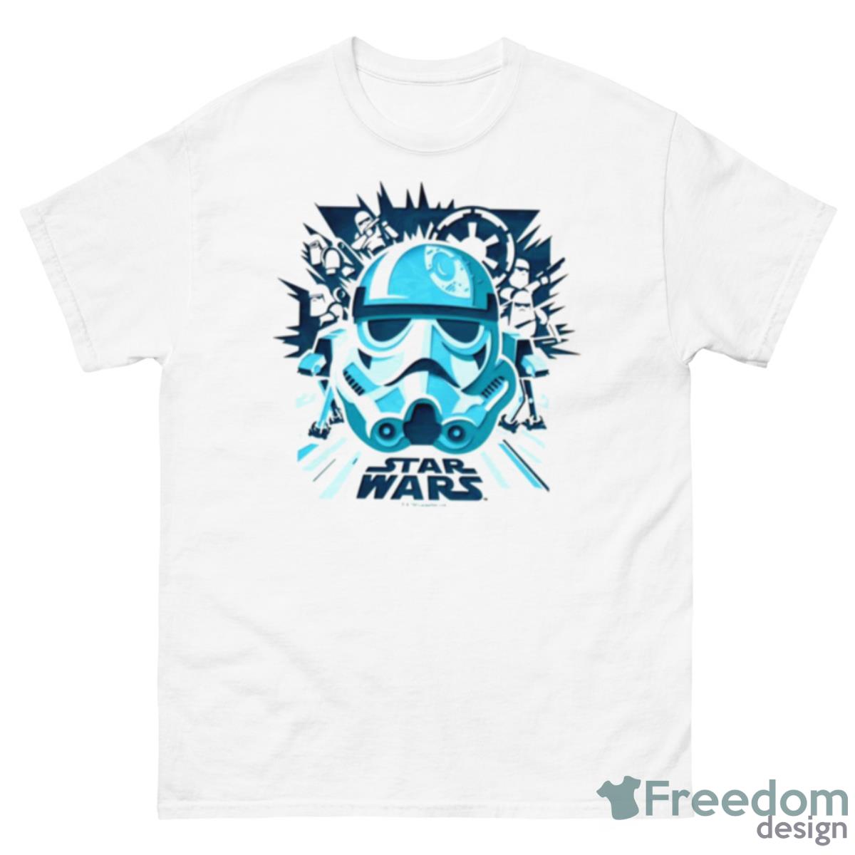 Paper Cut Out Collage Star Wars Stormtrooper Shirt - 500 Men’s Classic Tee Gildan