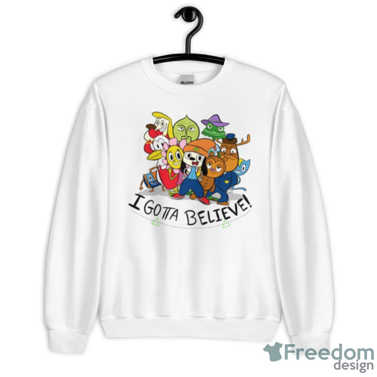 Parappa The Rapper I Gotta Believe Shirt - Unisex Heavy Blend Crewneck Sweatshirt