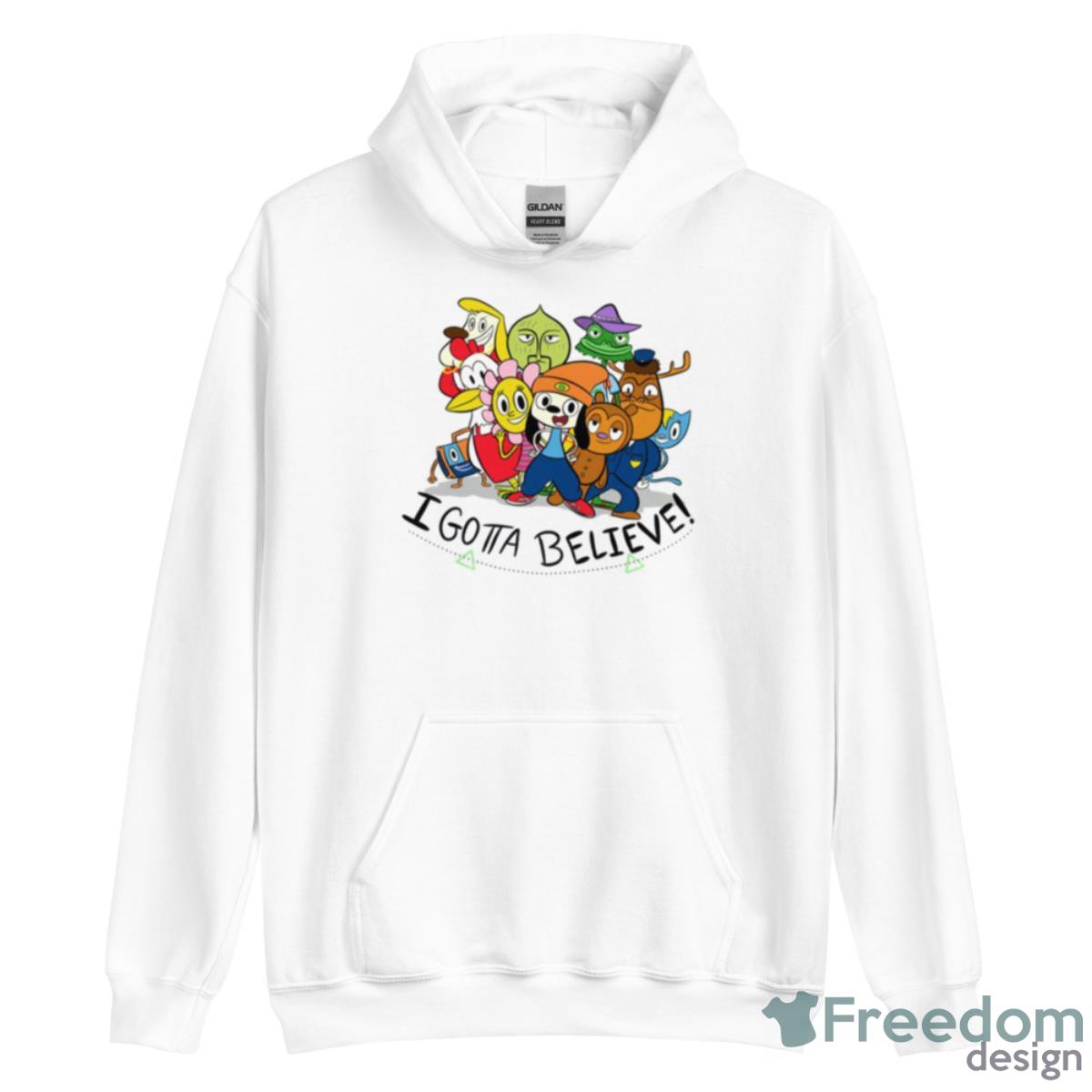 Parappa The Rapper I Gotta Believe Shirt - Unisex Heavy Blend Hooded Sweatshirt Parappa The Rapper I Gotta Believe Shirt - Unisex Heavy Blend Hooded Sweatshirt