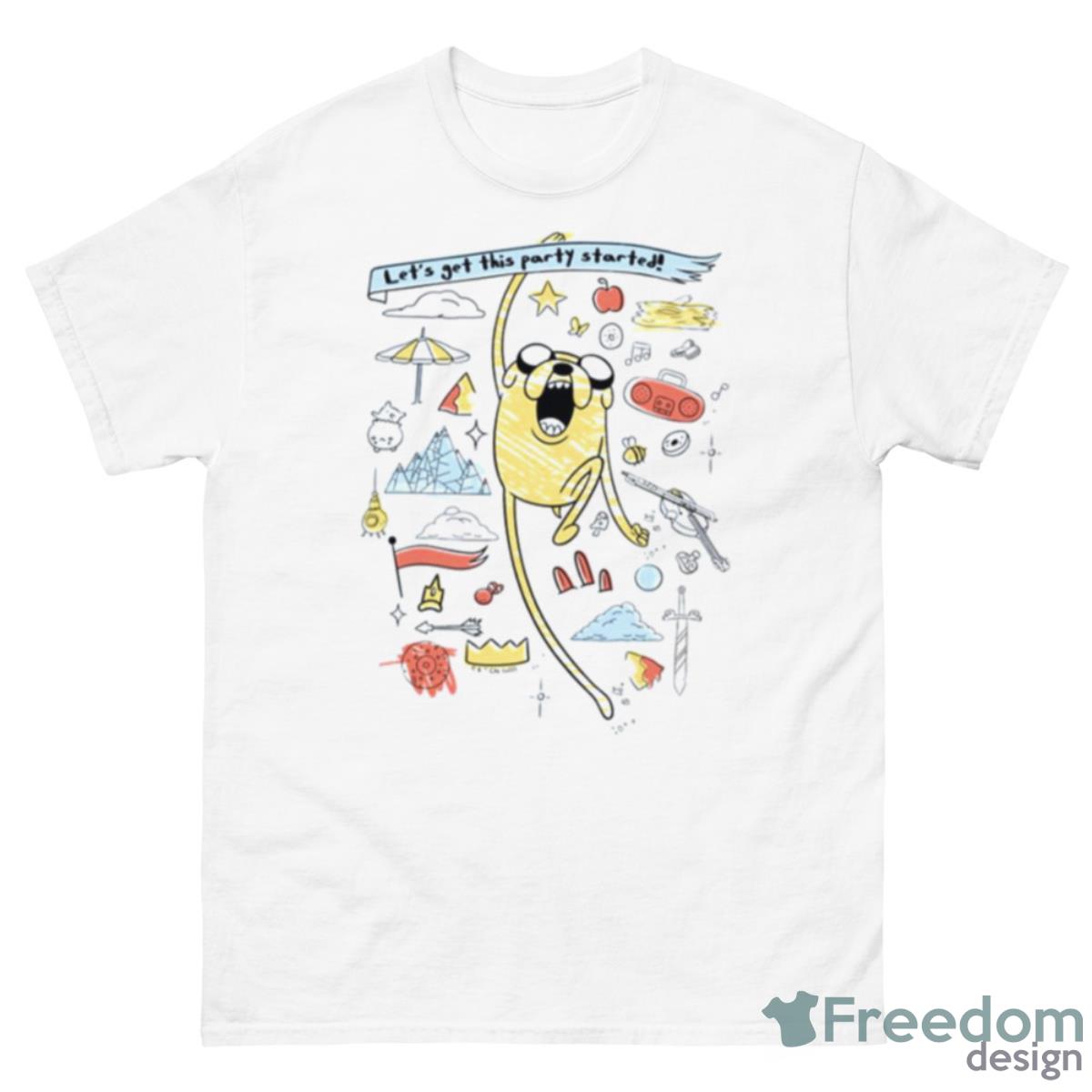 Party Jake Sketch Adventure Time Shirt - 500 Men’s Classic Tee Gildan Party Jake Sketch Adventure Time Shirt - 500 Men’s Classic Tee Gildan