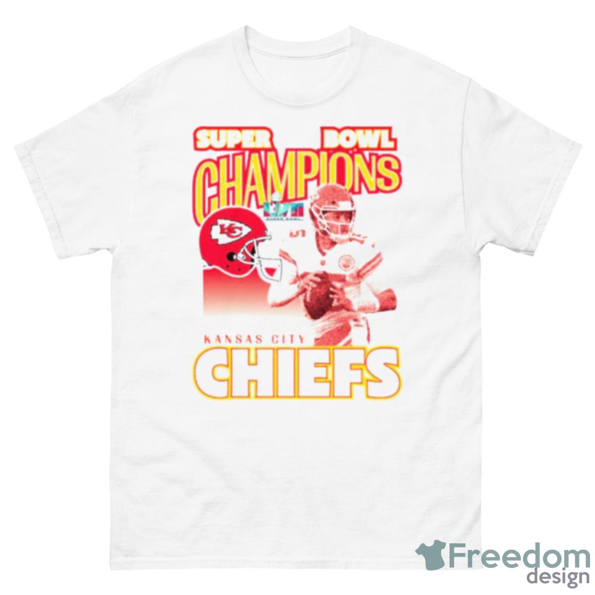 Patrick Mahomes Super Champions Of LVII Kansas City Chiefs Shirt - 500 Men’s Classic Tee Gildan
