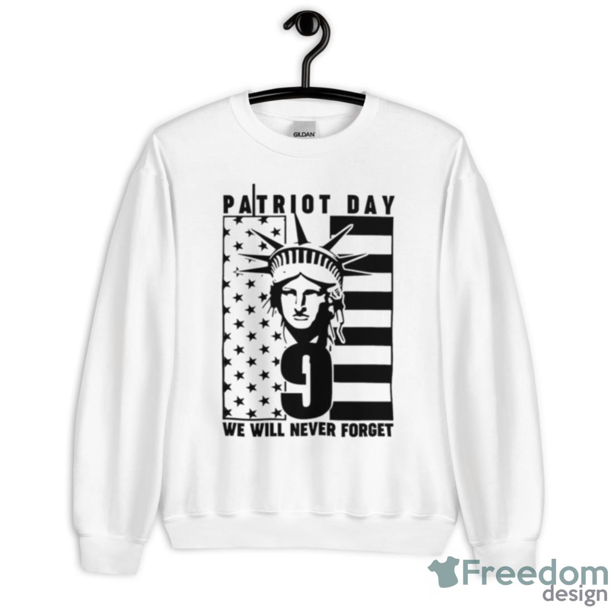 Patriot Day We Will Never Forget Shirt - Unisex Heavy Blend Crewneck Sweatshirt