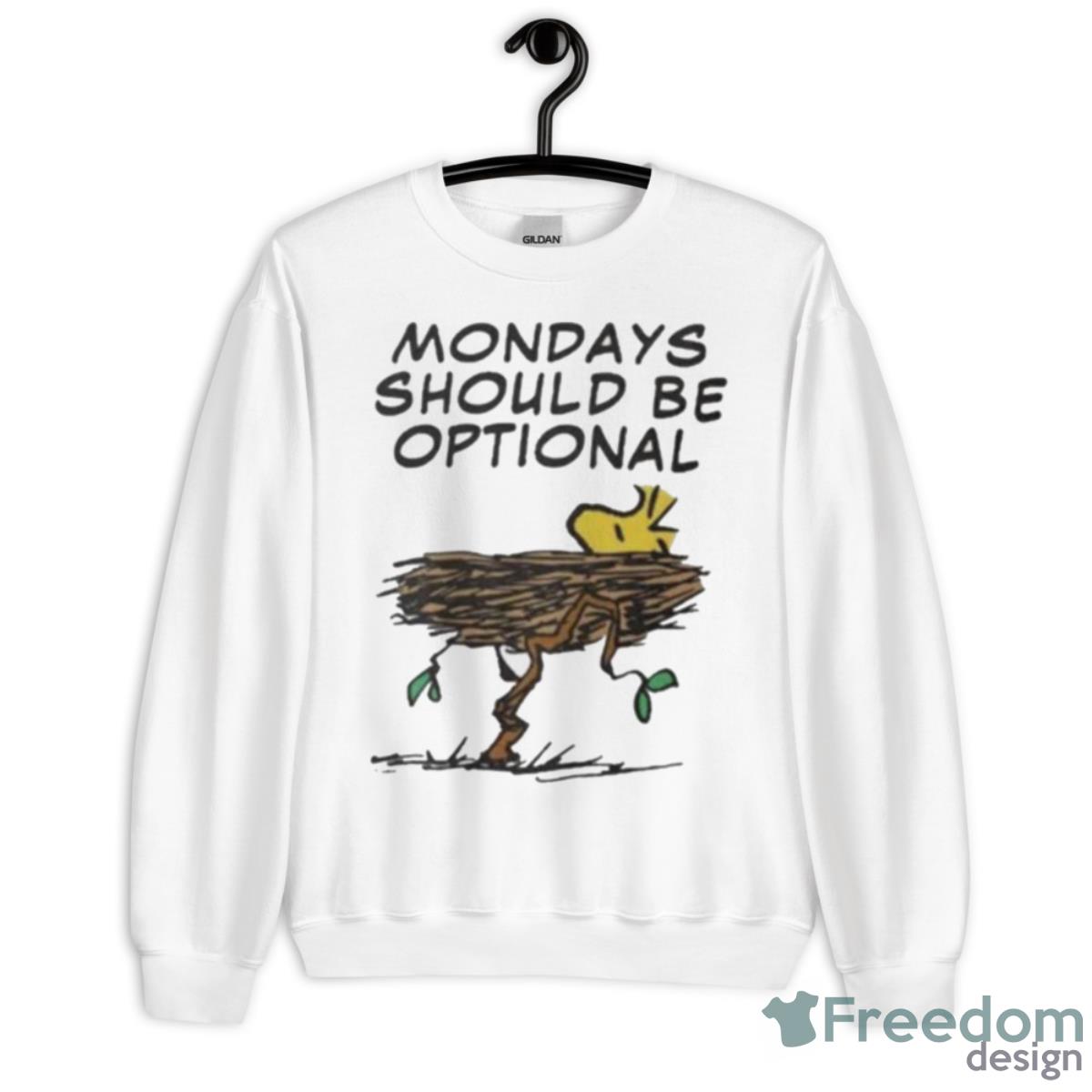 Peanuts Woodstock Napping Shirt - Unisex Heavy Blend Crewneck Sweatshirt