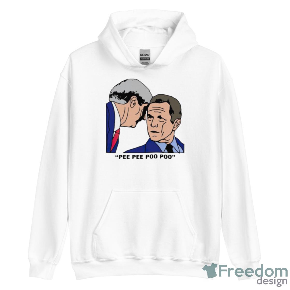 Pee Pee Poo Poo Bush Shirt - Unisex Heavy Blend Hooded Sweatshirt Pee Pee Poo Poo Bush Shirt - Unisex Heavy Blend Hooded Sweatshirt