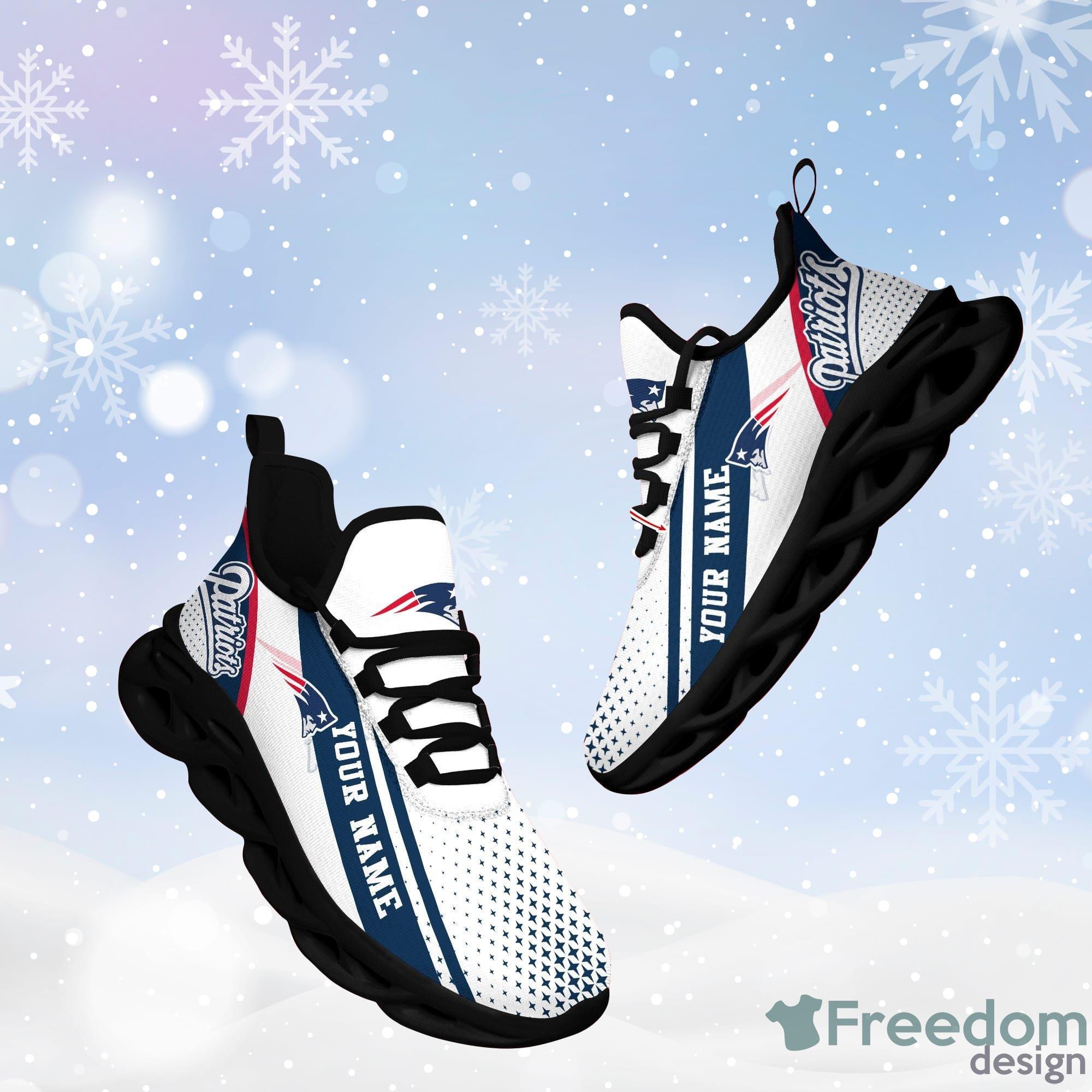 Personalized New England Patriots Max Soul Running Shoes Product Photo 2