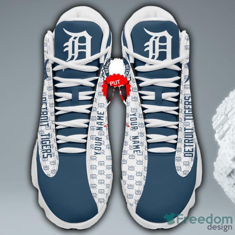 Personalized Shoes Detroit Tigers Air Jordan 13 Custom Name - USALast