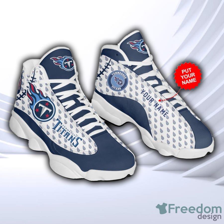 Tennessee Titans Air Jordan 13 Custom Name Personalized Shoes