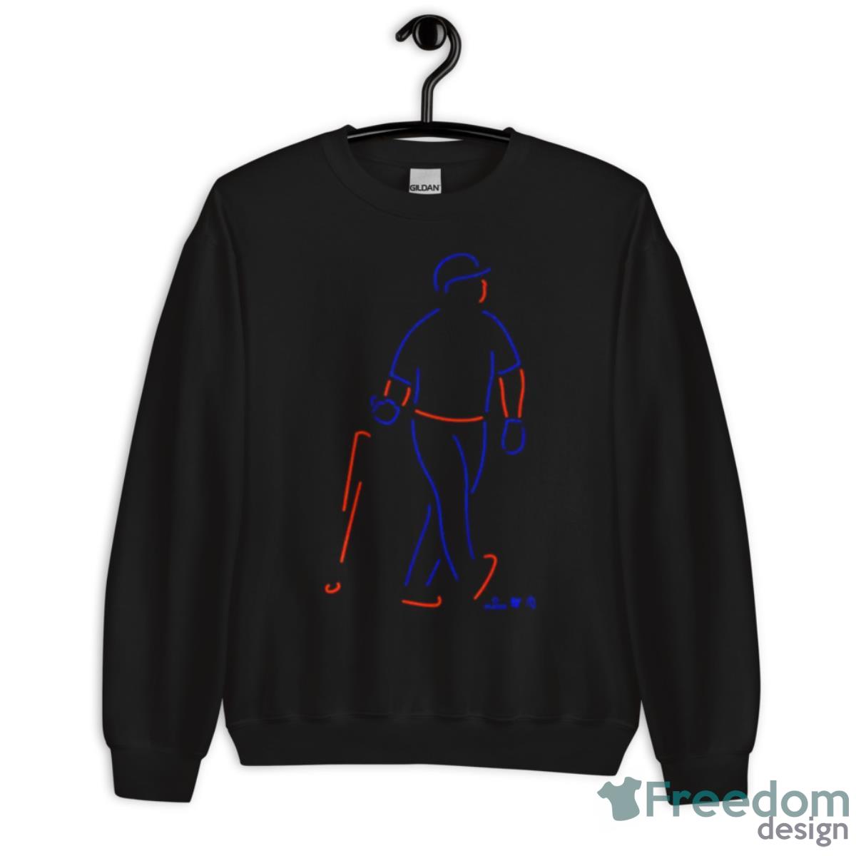 Pete Alonso Neon Bat Drop Shirt - Unisex Crewneck Sweatshirt