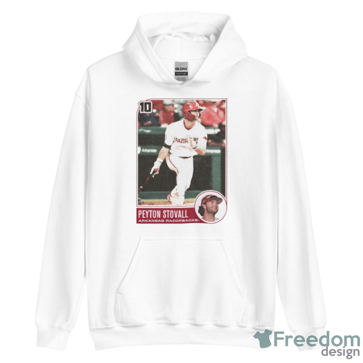 Peyton Stovall Baseball Card Shirt image Peyton Stovall Baseball Card Shirt - Unisex Heavy Blend Hooded Sweatshirt