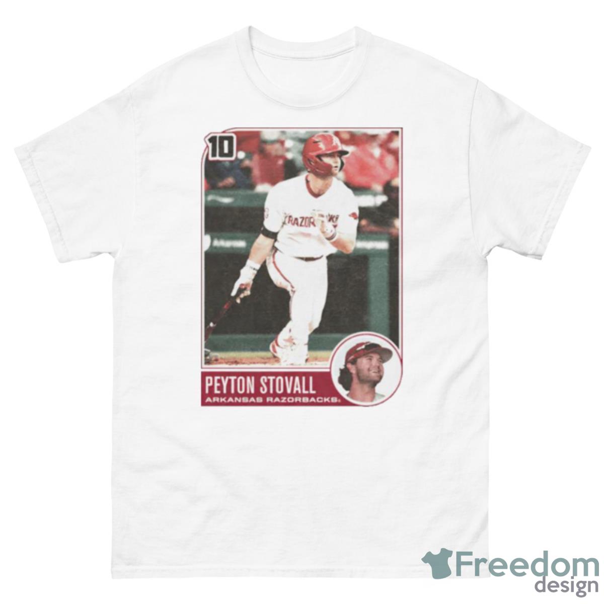 Peyton Stovall Baseball Card Shirt - 500 Men’s Classic Tee Gildan