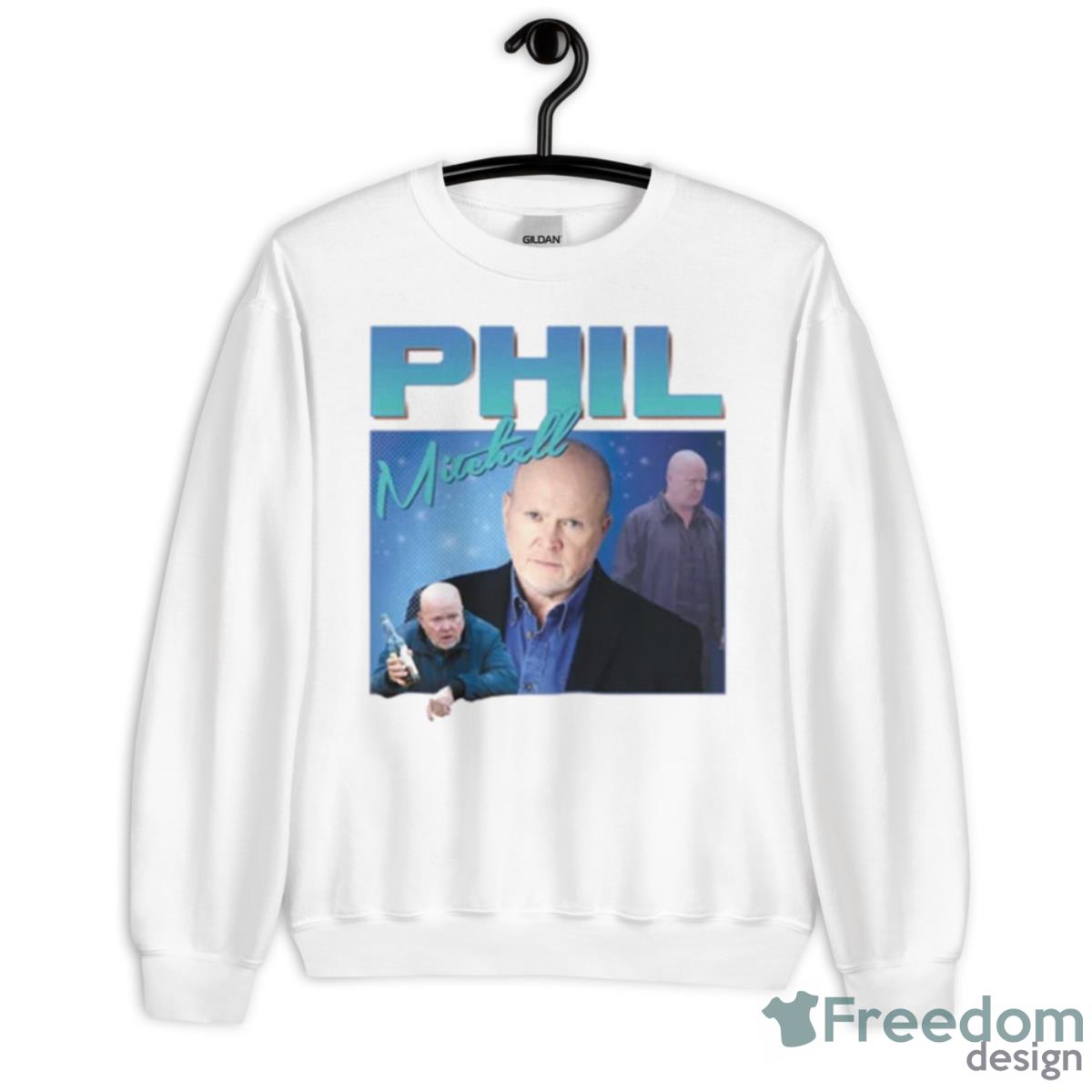 Phil Mitchell Homage Funny Uk Tribute Tv Fan 90s Legend Shirt - Unisex Heavy Blend Crewneck Sweatshirt