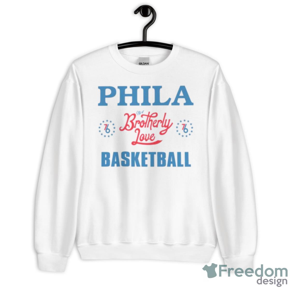 Philadelphia 76ers ’47 2023 City Edition Backer Franklin Shirt - Unisex Heavy Blend Crewneck Sweatshirt