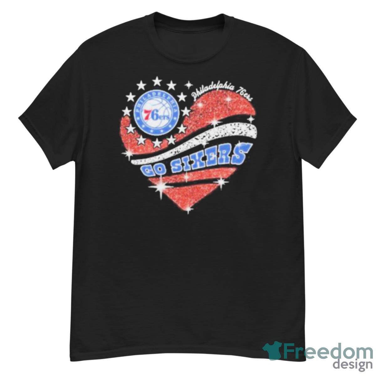 Philadelphia 76ers Go Sixers Heart Diamond Shirt - G500 Men’s Classic T-Shirt