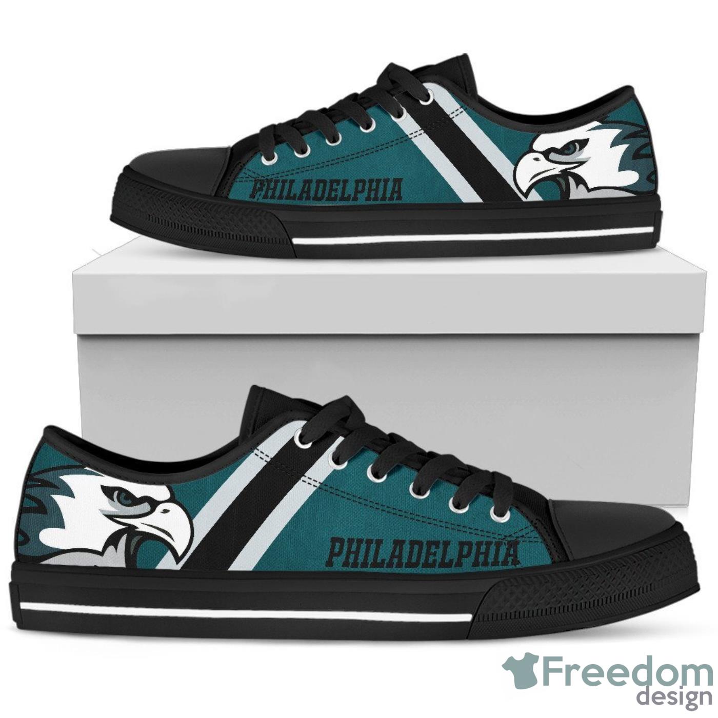 Philadelphia Eagles Low Top Canvas Shoes For Men And Women Product Photo 1