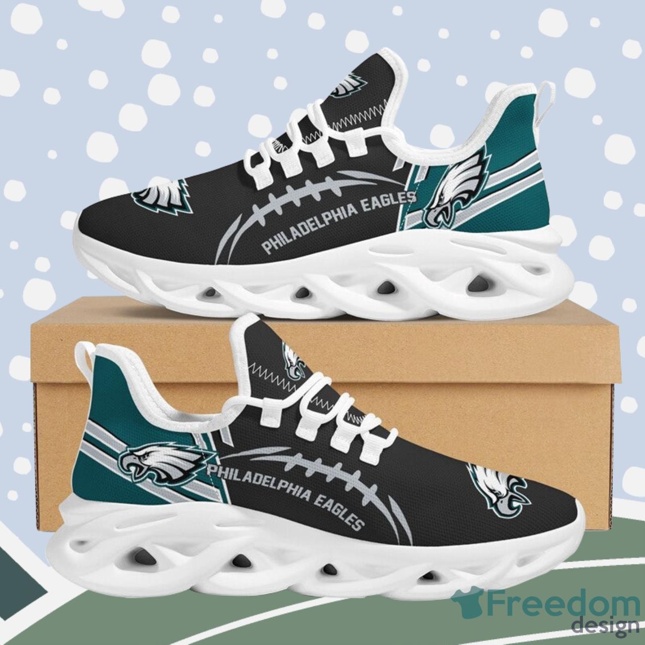 Philadelphia Eagles Max Soul Sneakers Running Shoes NFL Gifts Product Photo 1