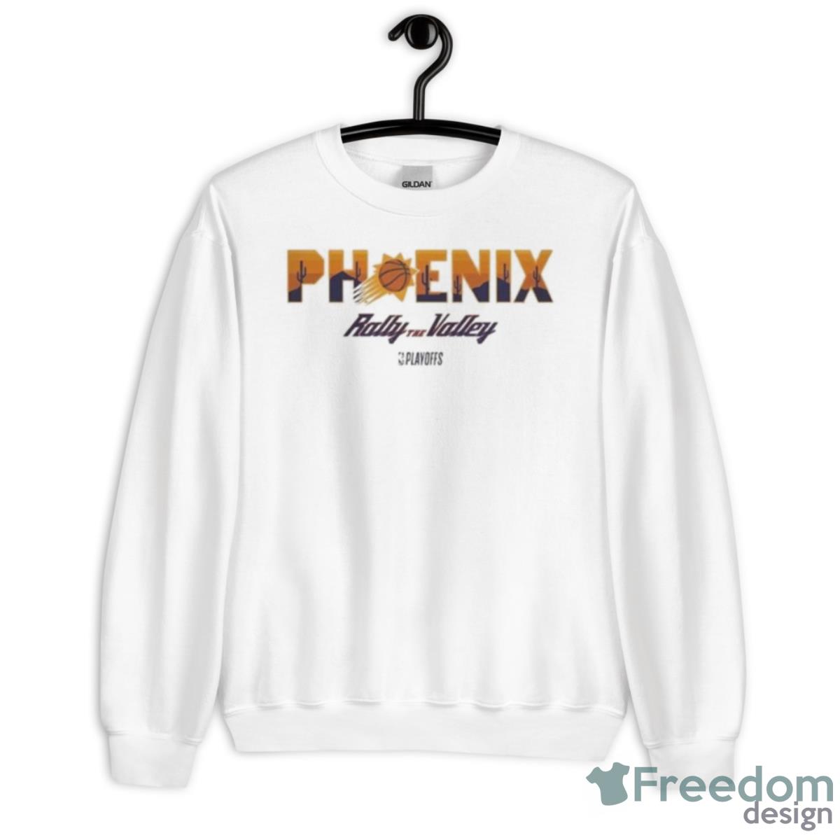 Phoenix Suns 2023 NBA Playoffs Rally The Valley Bingham Shirt - Unisex Heavy Blend Crewneck Sweatshirt